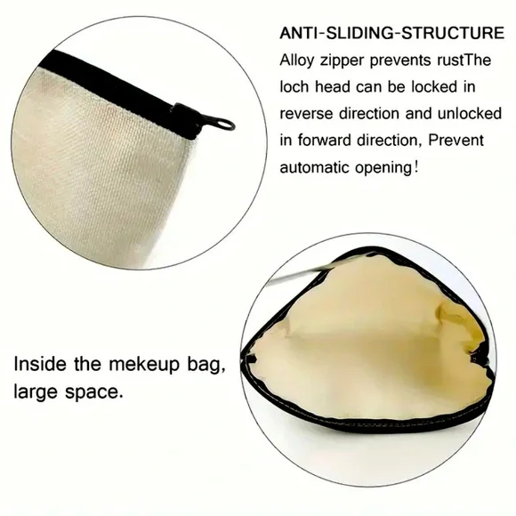 PENGUIN MAKEUP BAGS  NEW CHOICE OF DESIGN  2 SIDED ZIPPER TOP 4 DESIGNS - Picture 6 of 14